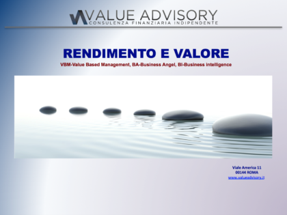 Rendimento e Valore